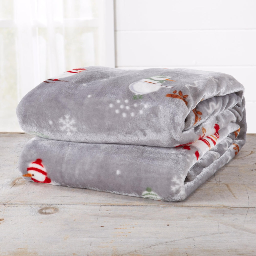 Velvet Throw Blanket - Pearl Collection