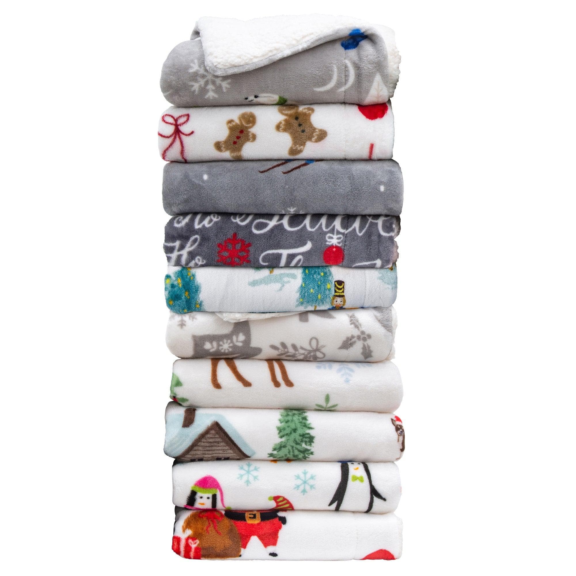 Sherpa Throw Blanket - Eve Collection